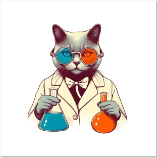 Chemistry Cat Posters and Art